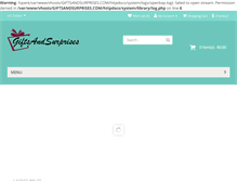 Tablet Screenshot of giftsandsurprises.com